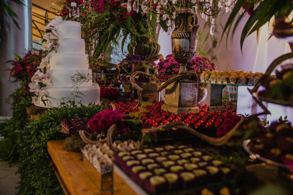 mesa de doces de casamento